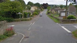Junction of Middle Hill and Burcombe Road in Chalford