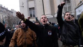 Ataka activists in Sofia,
