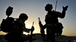 British soldiers