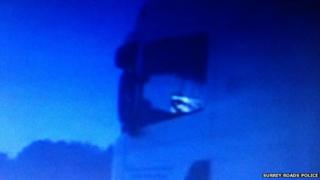 Lorry driver on Skype