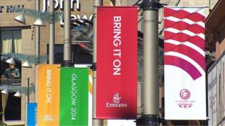Games banners in Glasgow