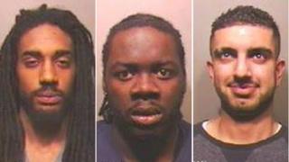 Khadeem Newell, Rene Lawrence and Zeeshan Khan