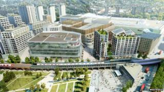 Design of how Westfield will look
