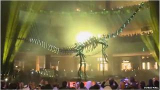 Dinosaur unveiled at The Dubai Mall