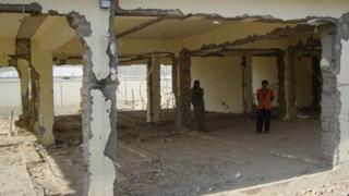 One prison building has already been demolished following flood damage