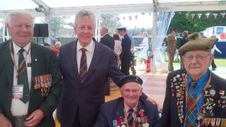 Peter Robinson in Normandy