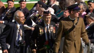 veterans in Normandy