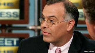 David Brooks on the set of Meet the Press in 2007