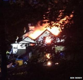Fire at Queen's Head Hotel