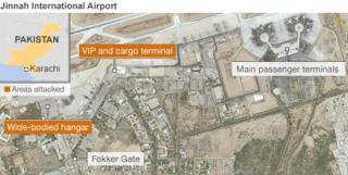 Karachi airport map