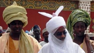 Emir of Kano Lamido Sanusi (c)