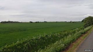 Fields close to Gedney Hill Golf Club