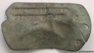 Walter Mierzwa's dog tag