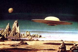 Scene from the film Forbidden Planet