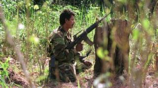 A Farc fighter. File photo