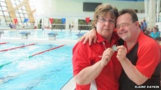 Elaine Daykin and her son, Richard Daykin