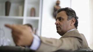 Senator Aecio Neves, 16 April 2014
