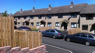 Scene of murder in Ballymena