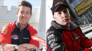 Riders and fans paid their respects to Simon Andrews and Karl "Bomber" Harris at Snetterton on Sunday