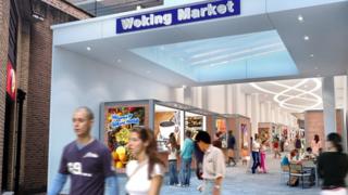 Artist's impression of new market