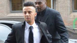 Dappy outside Chelmsford Crown Court