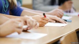 Examination stock photo