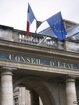 France's highest court, the Council of State (file photo)