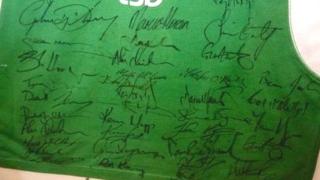 Signed Ireland shirt