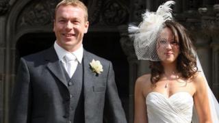 Chris Hoy and Sarra Kemp