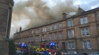 Fire crews at Maxwell Road blaze