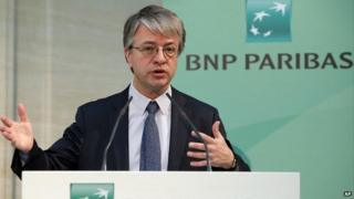 BNP chief executive Jean-Laurent Bonnafe