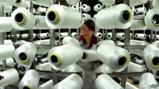 Factory worker in China