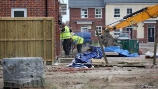 Work on a new housing development