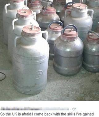 IEDs posted by man believed to be Nasser Muthana
