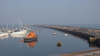Brixham breakwater. Pic: Rosemary Lock