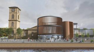 artist's impression of the new Glasgow Distillery