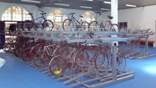 Cycle hub in Sheffield