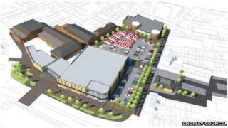 Plans for Market Walk in Chorley