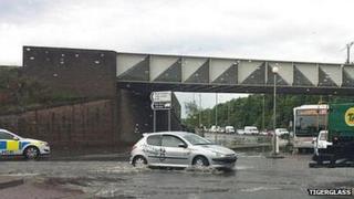 Flooding in South Shields