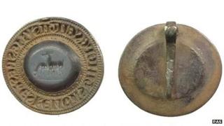 Medieval silver seal matrix