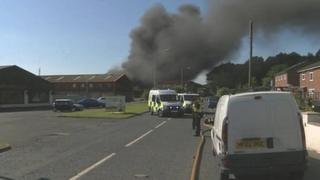 Carlisle waste site fire