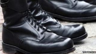 Military boots