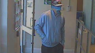 Bank robbery suspect