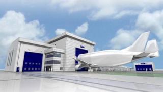 Artist's impression of the new Beluga Line Station