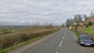 The B3168 at the Beacon
