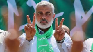 Gaza's Hamas Prime Minister Ismail Haniyeh