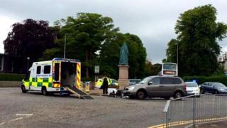 Crash scene