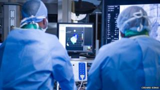 Scientists at the Cedars-Sinai Heart Institute in Los Angeles
