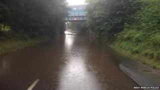 Floods on Newport Road