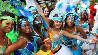 Nottingham Caribbean Carnival parade 2010